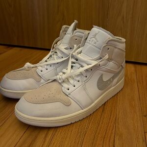 Jordan Retro 1 Mid SE Craft Tech Grey Sail Size 13